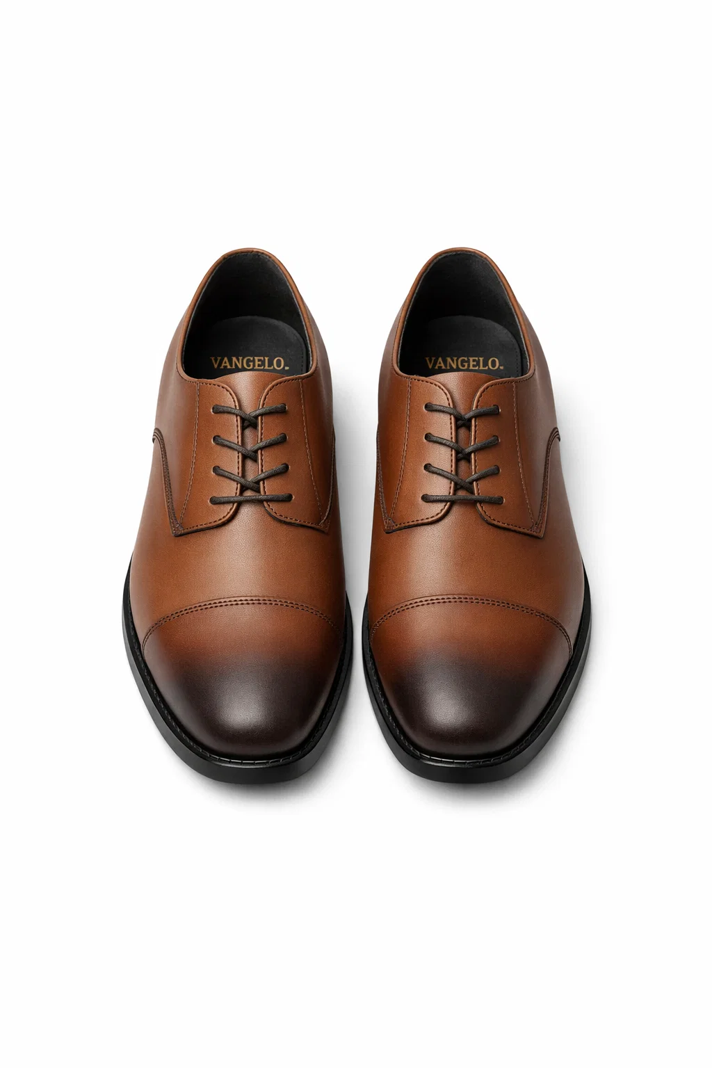 Brown Matte Burnt Toe Vangelo