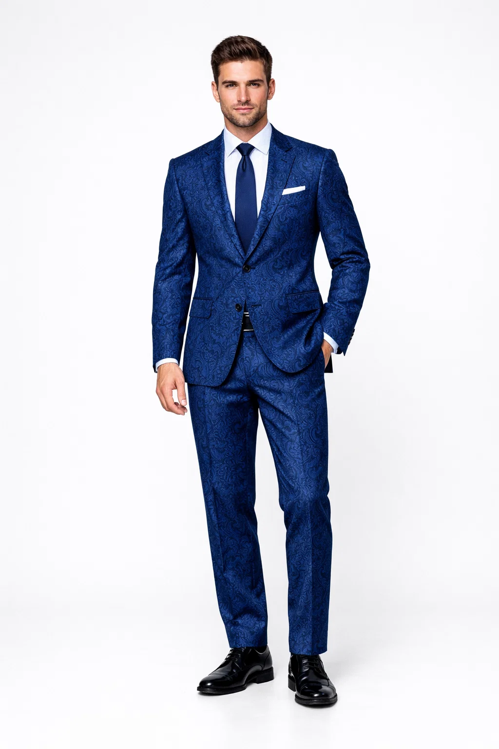 Chase Blue Paisley