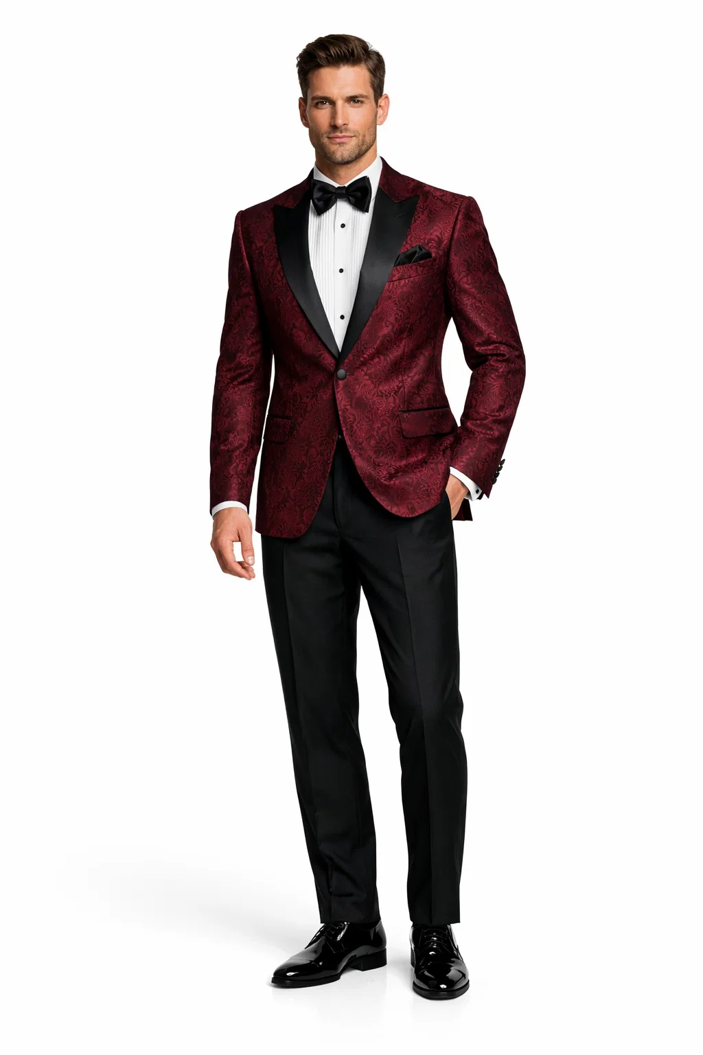 Chase Burgundy Paisley Pk