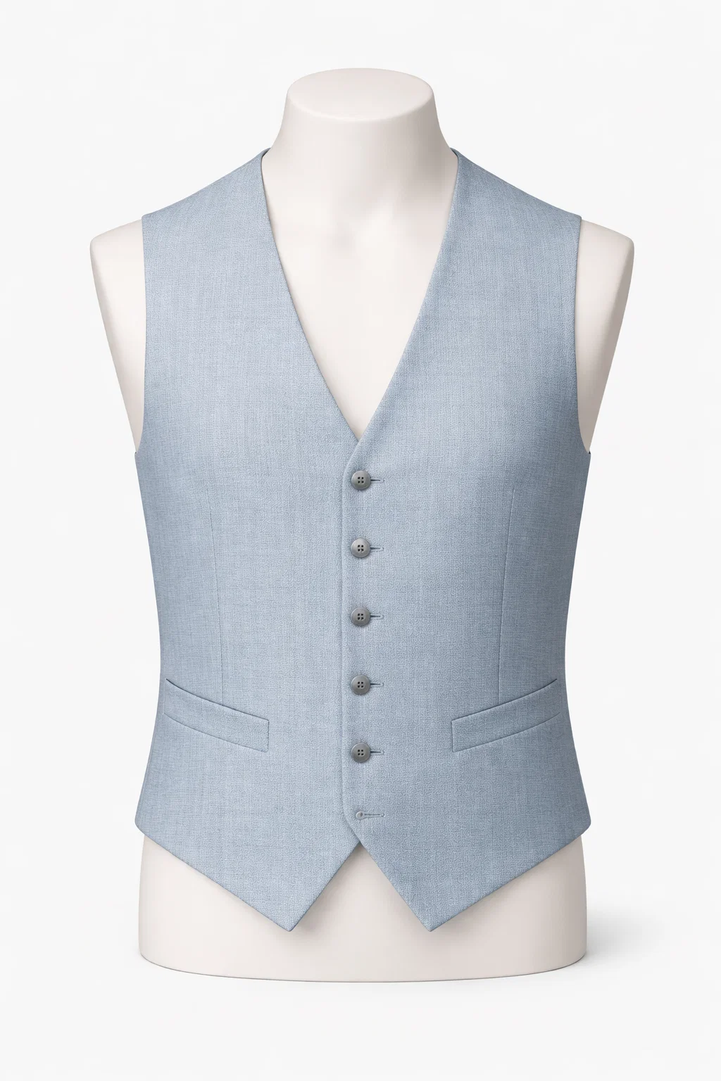 H/BONE VEST BLUE ICE