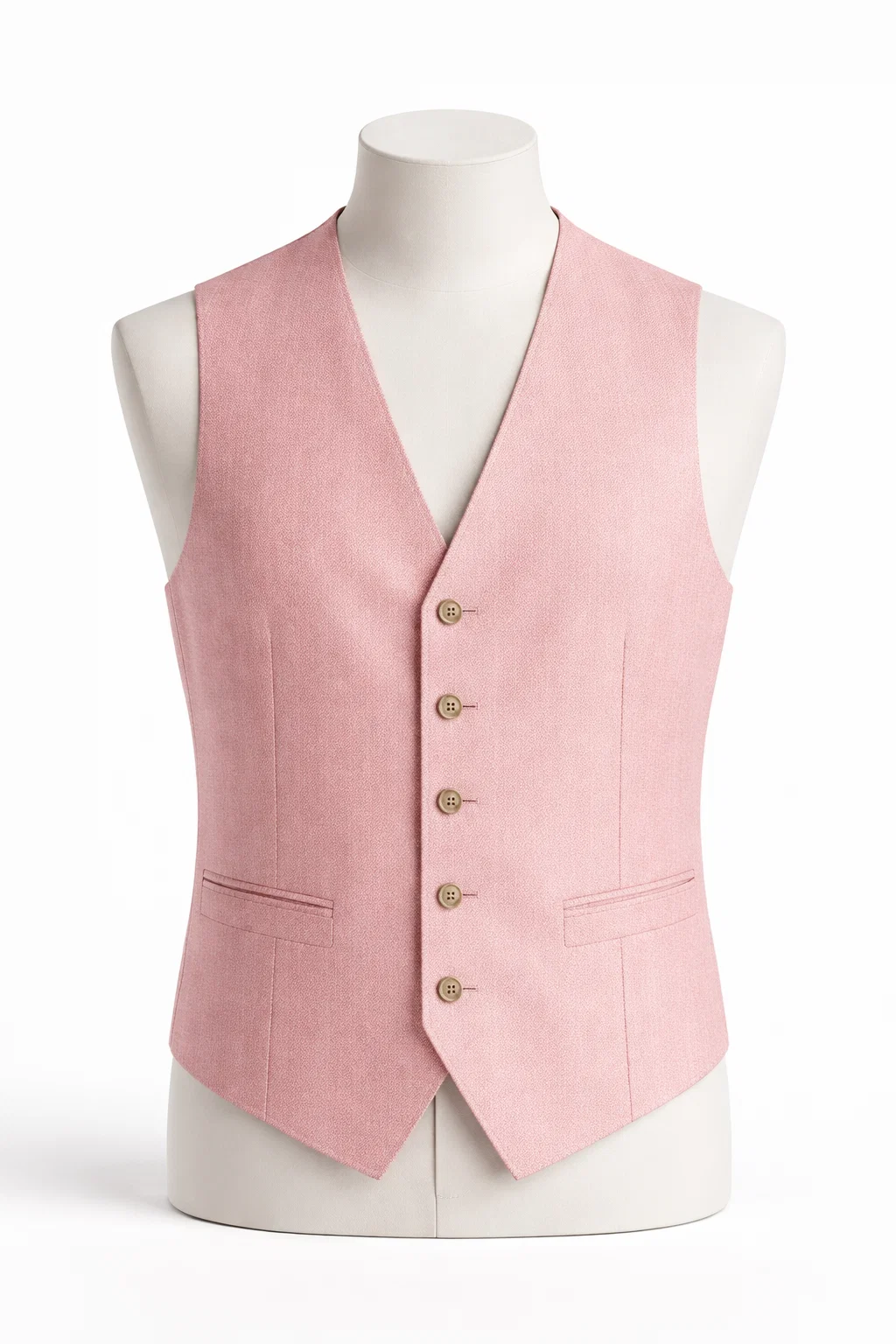 H/BONE VEST PINK