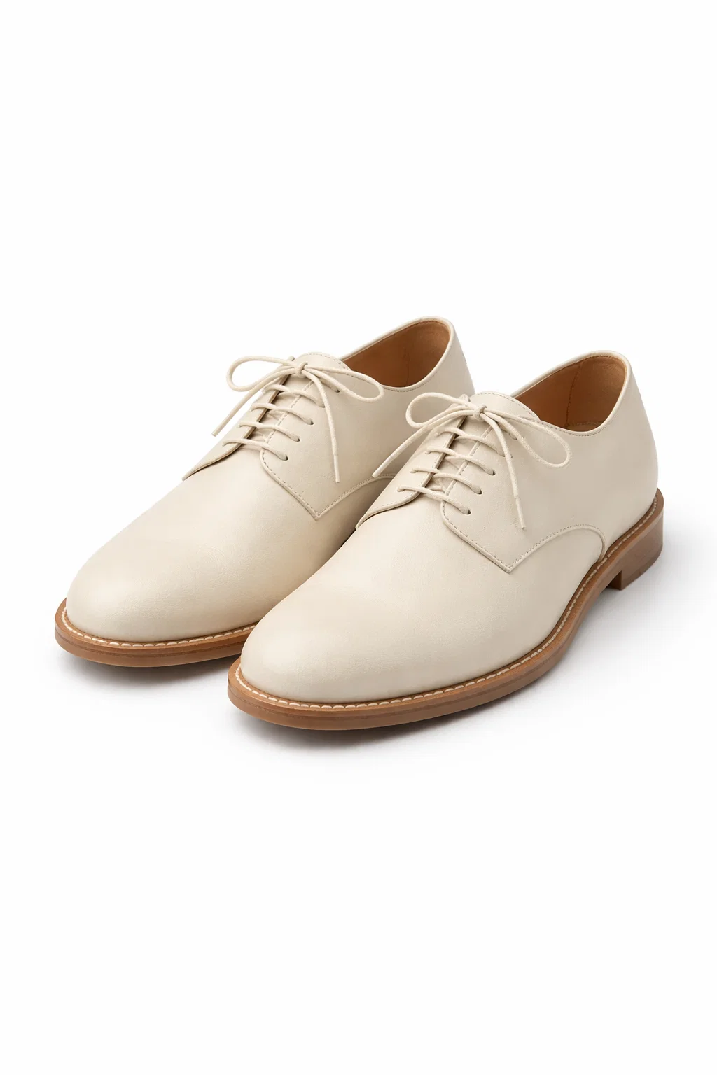 Ivory Round Toe Lace