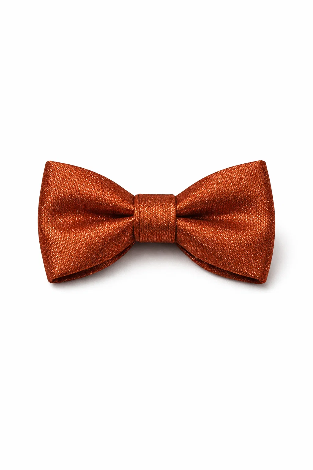 Lurex Bow Burnt Orange