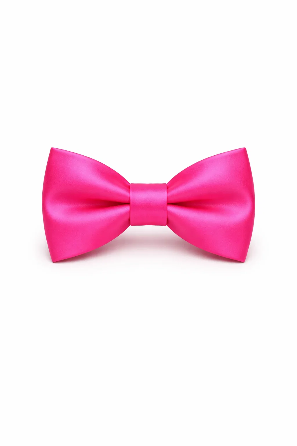 M Solid Bow Neon Pink