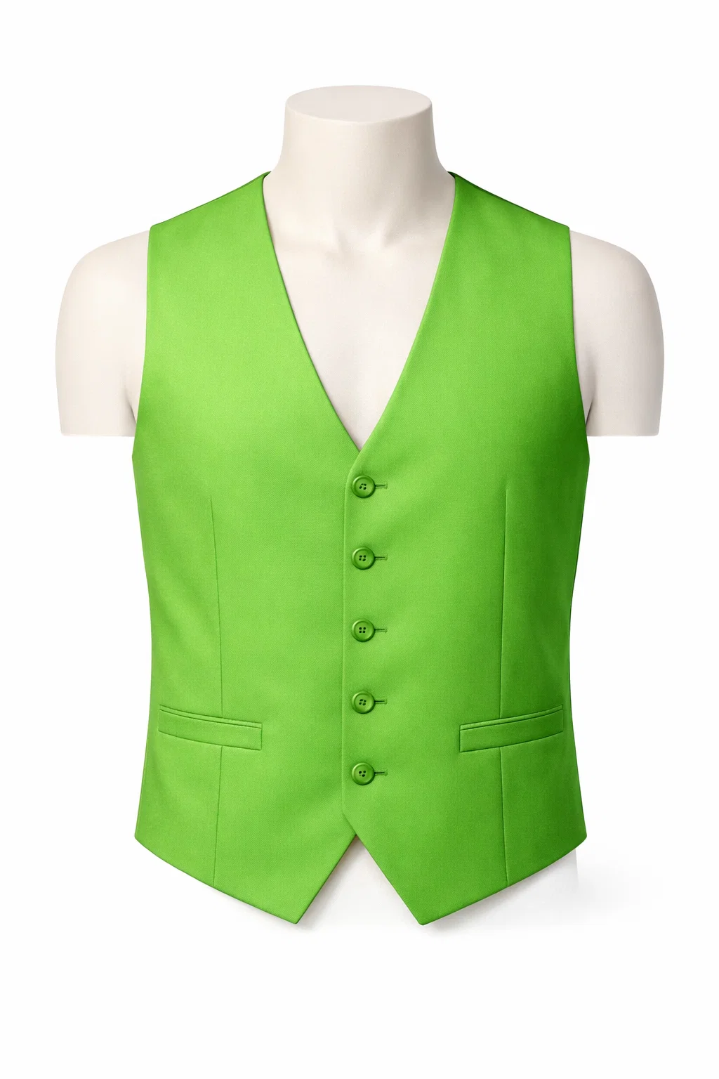 M Solid Vest Apple Green