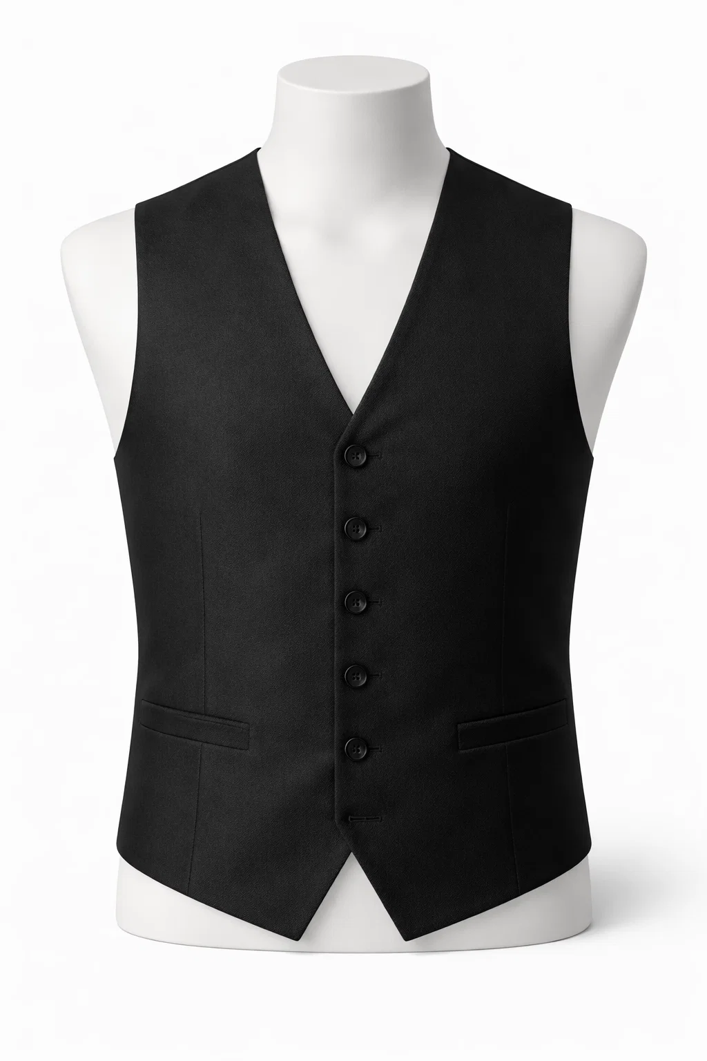 M Solid Vest Black