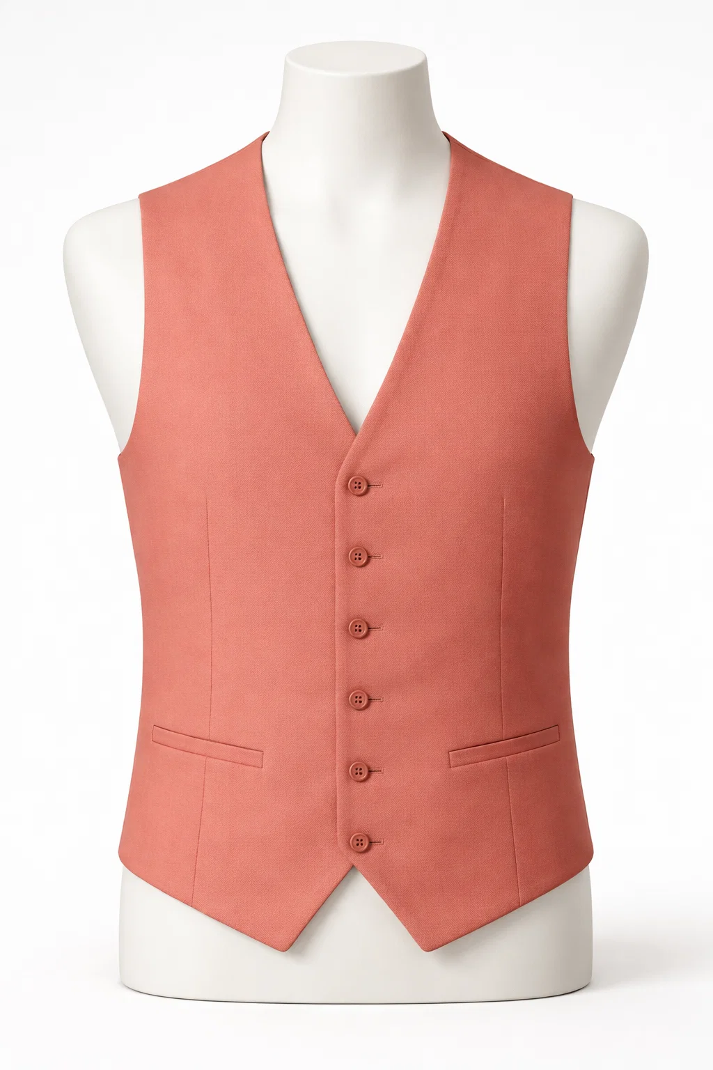 M Solid Vest Desert Coral