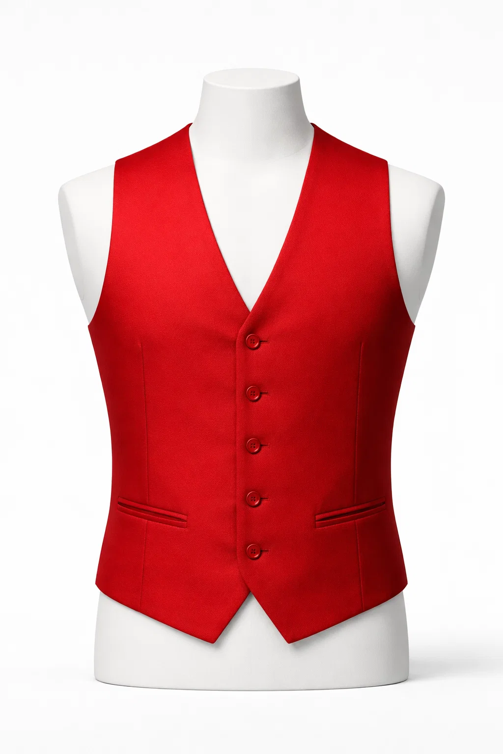 M Solid Vest Ferrari Red