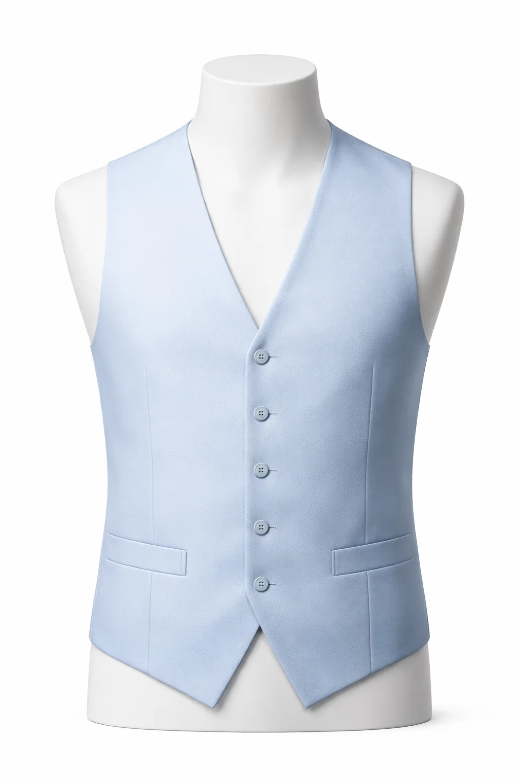 M Solid Vest Ice Blue