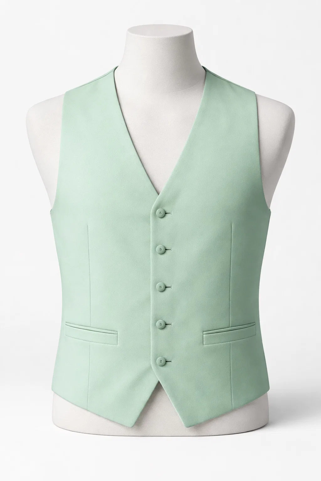 M Solid Vest Mint Green
