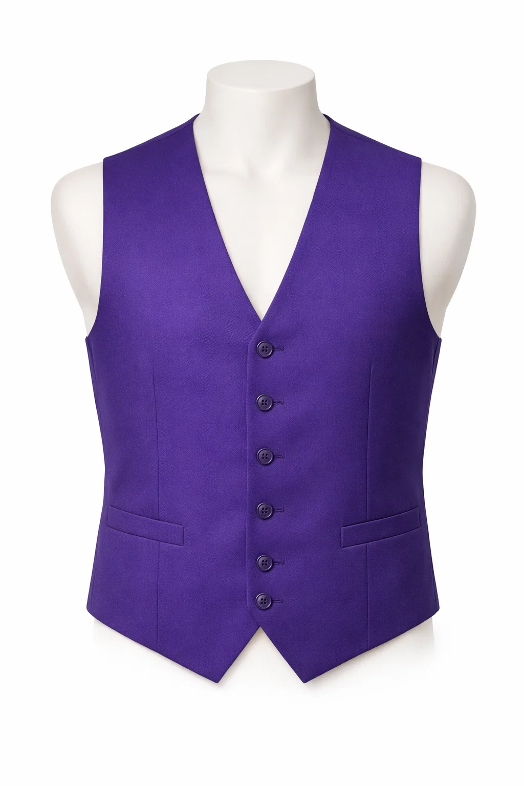 M Solid Vest Purple