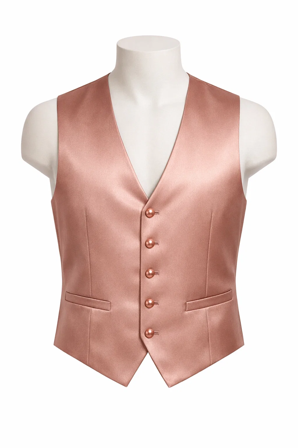 M Solid Vest Rose Gold