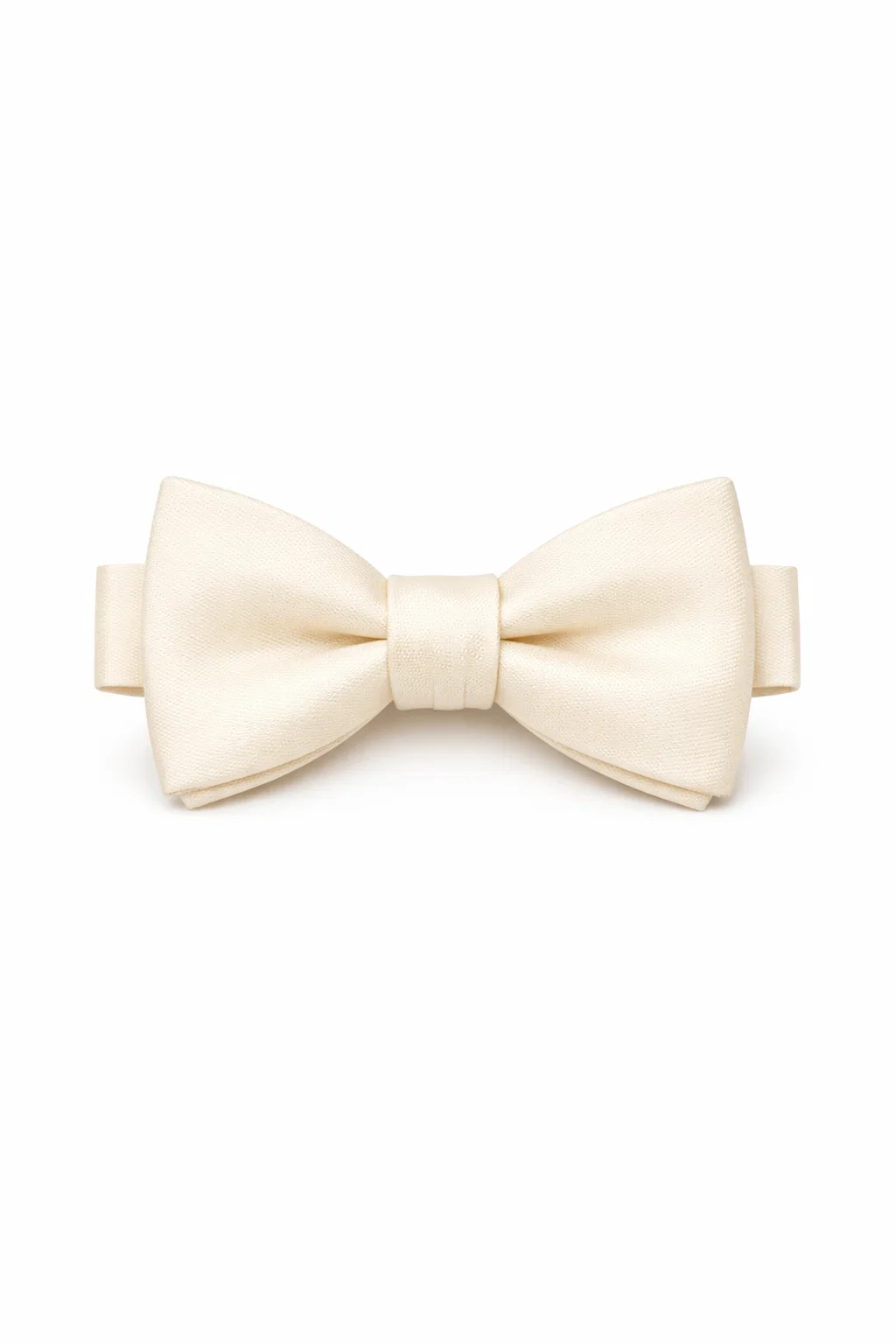 VY Light Silver Bow Tie