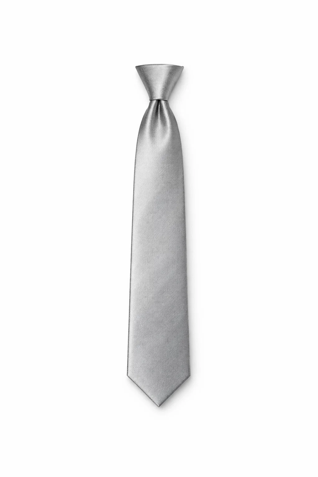 VY Silver Long Tie