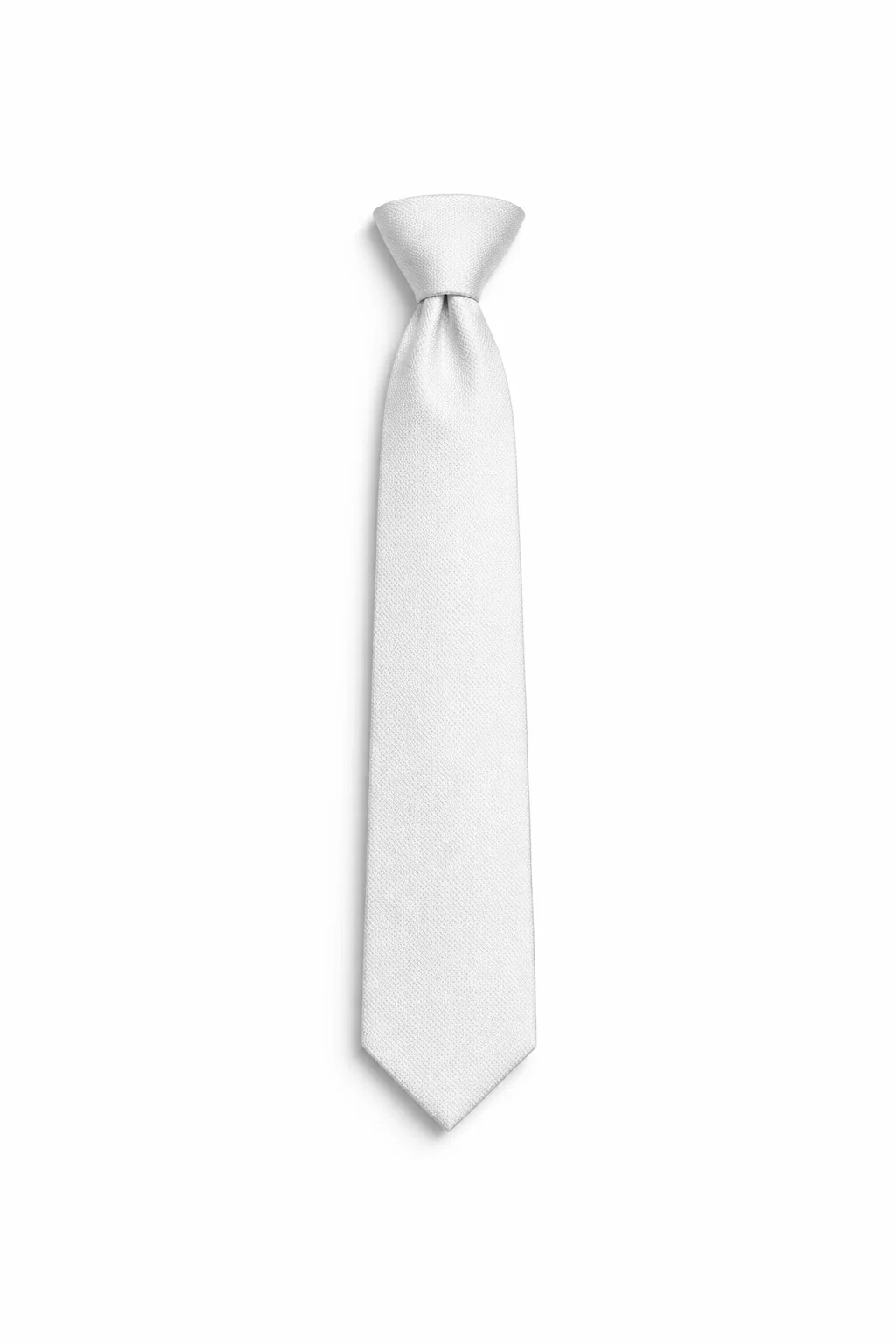 VY White Long Tie